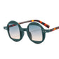 Round Clear Gradient Lens Shades