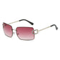 Diamond Exquisite Luxury Rimless Sunglasses