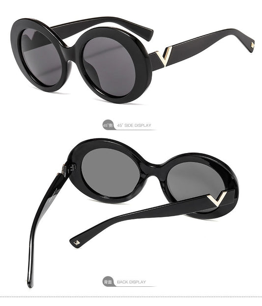 Women Clout Goggles Oval Sunglasses