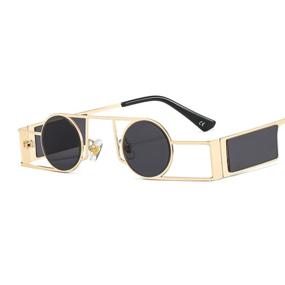 Brand Designer Round Men Sun Glasses