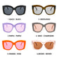 Big Purple Women Square Glasses