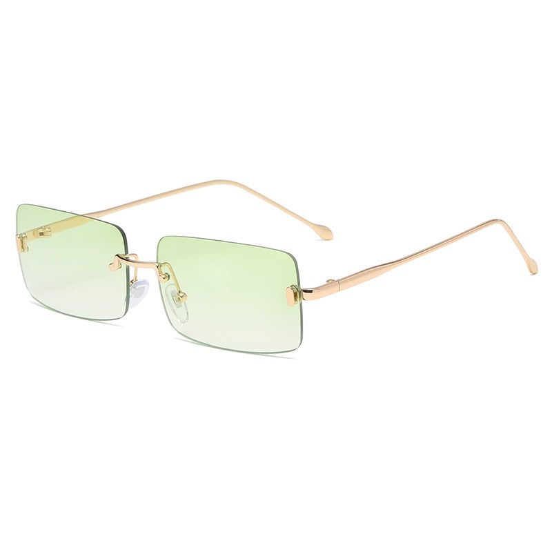 Vintage Rectangle Sunglasses for Men