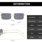 Vintage Rectangle Sunglasses for Men