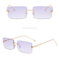 Vintage Rectangle Sunglasses for Men